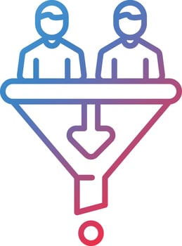 Sales Funnel Strategist Vector Icon
