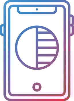 Color Contrast Vector Icon