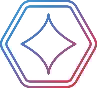 Negative Space Vector Icon
