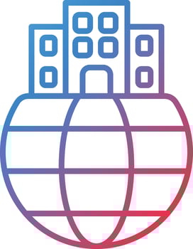 Global Marketing Vector Icon
