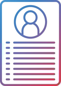 Resume Vector Icon