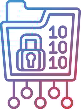 Database Encryption Vector Icon