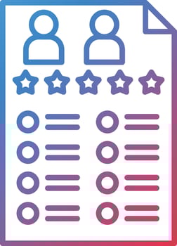 Feedback Form Vector Icon