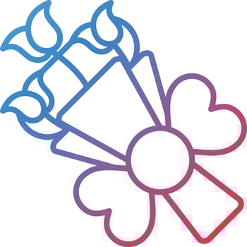 Bouquet Vector Icon