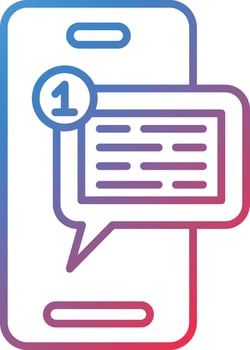 Sms Notification Vector Icon