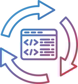 Code Refactoring Vector Icon