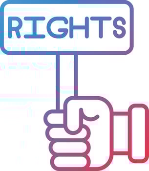 Right To Object Vector Icon
