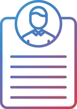 Personal Linked Data Vector Icon