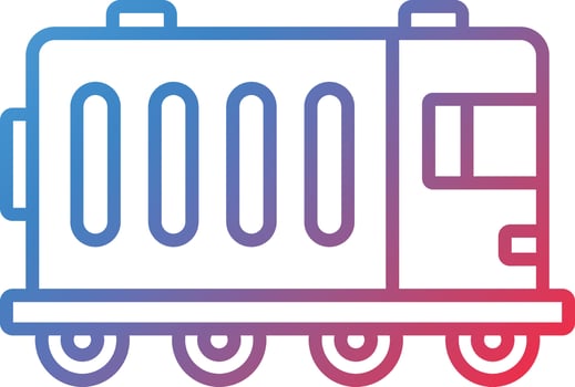Cargo Train Vector Icon
