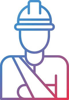 Work Injury Vector Icon