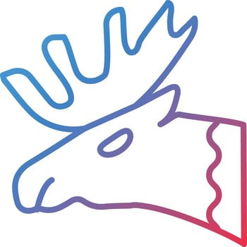 Moose Vector Icon