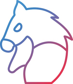 War Horse Vector Icon