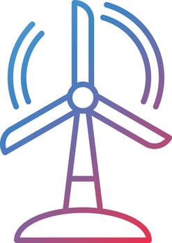 Windmill Vector Icon
