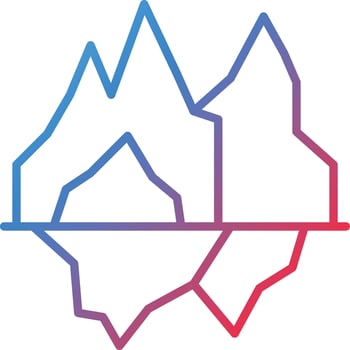 Glacier Vector Icon