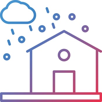 Home Hail Vector Icon