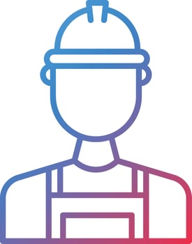 Construction Worker Vector Icon