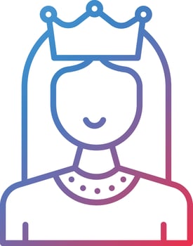 Queen Vector Icon