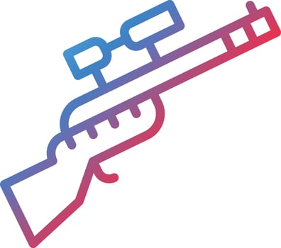 Hunting Rifle Vector Icon