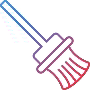 Broom Vector Icon