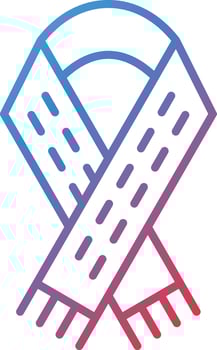 Scarf Vector Icon
