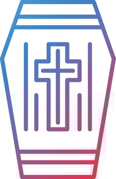 Coffin Vector Icon