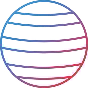Fitball Vector Icon