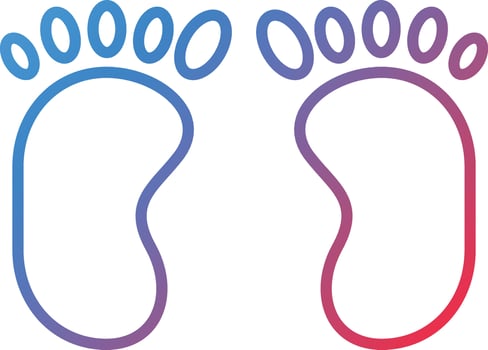 Footprint Vector Icon