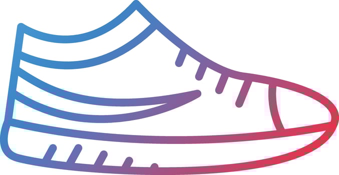 Gym Shoes Vector Icon