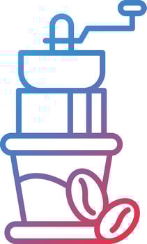 Coffee Grinder Vector Icon