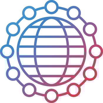 Global Infrastructure Vector Icon