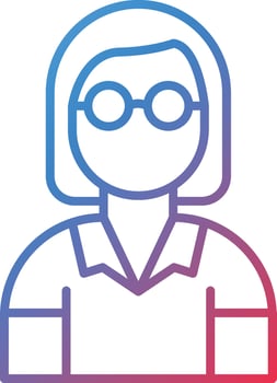 Female Teacher Vector Icon