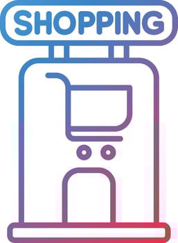 Shopping Center Vector Icon