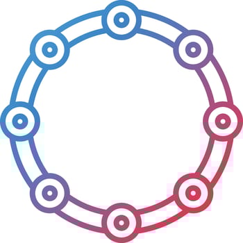 Tambourine Vector Icon