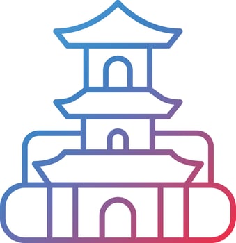Stupa Vector Icon