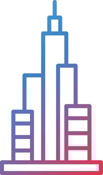 Burj Khalifa Vector Icon