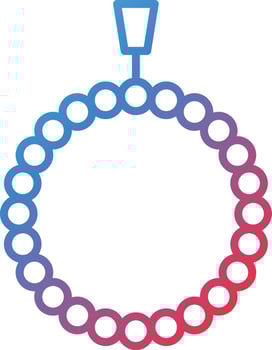 Tasbih Vector Icon