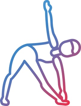 Extended Pose Vector Icon