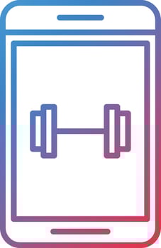 Weight Lifting Vector Icon