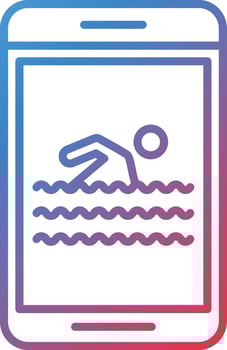Swimming Vector Icon