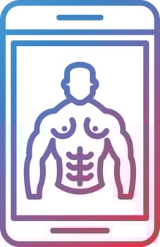 Full Body Muscle Vector Icon
