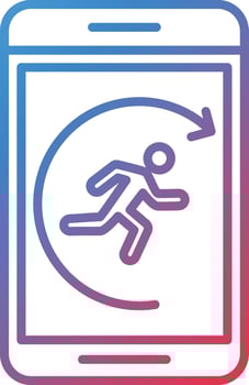Pedometer Vector Icon
