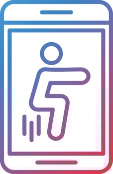 Squat Vector Icon