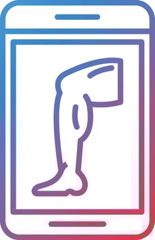 Leg Muscle Vector Icon