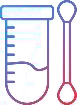 Swab Test Vector Icon