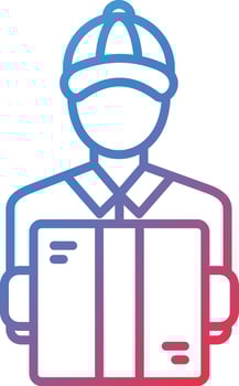 Courier Vector Icon