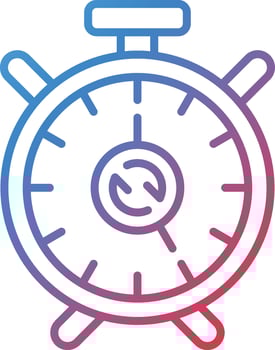 Alarm Repeat Vector Icon