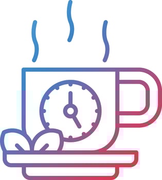Tea Time Vector Icon