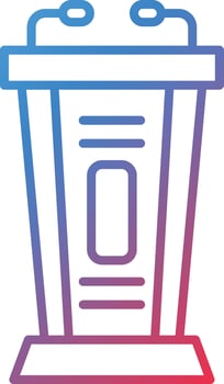 Podium Vector Icon