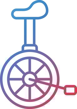 Unicycle Vector Icon
