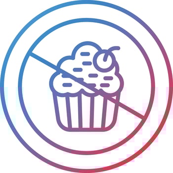 No Food Vector Icon